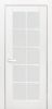 Межкомнатная Дверь Verda Марко Белая со Стеклом Сатинат Белый 2000х900мм (Полотно 1шт) / Верда.