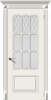 Межкомнатная Дверь Verda Нюкторн Рал со Стеклом Белое Матовое Кристалл / Верда.