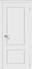 Межкомнатная Дверь Verda Квадро 2 Белая Глухая 2000х600мм (Полотно+Коробка+5 Наличников) / Верда.