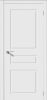 Межкомнатная Дверь Verda Трио-Н Белая Глухая / Верда.