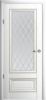 Межкомнатная Дверь Verda Версаль 1 Белая со Стеклом Метелюкс Ромб / Верда.