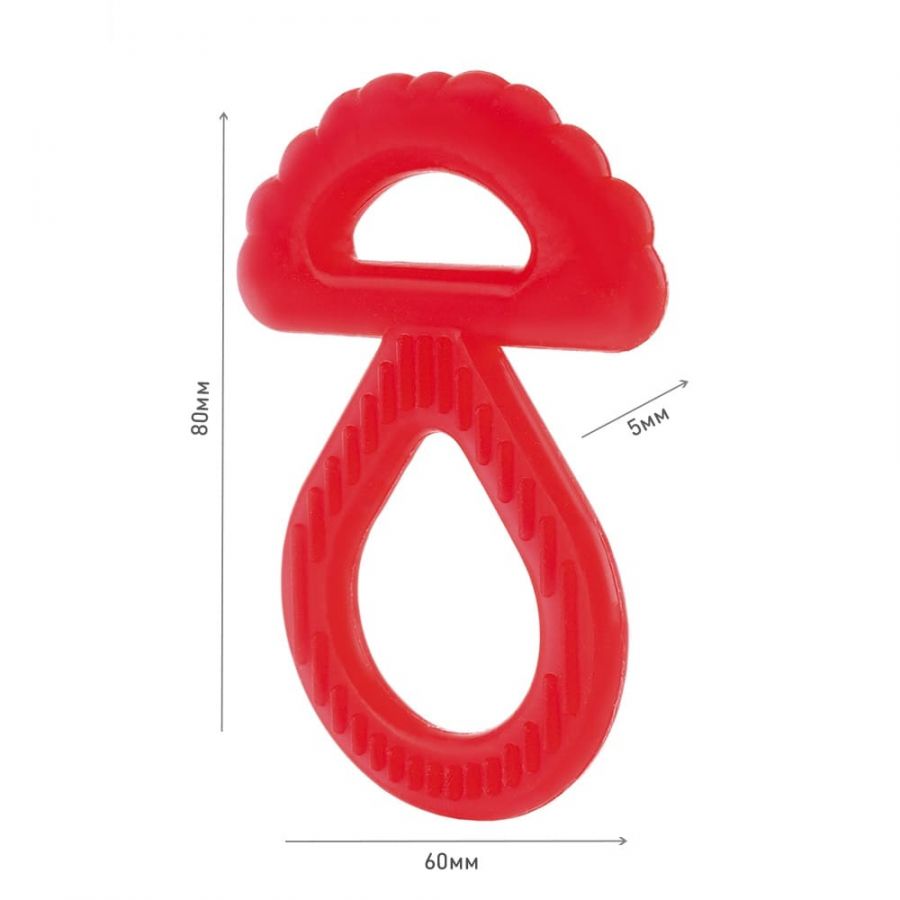 Массажер силиконовый для десен (прорезыватель зубной) "Грибочек" КНОПА