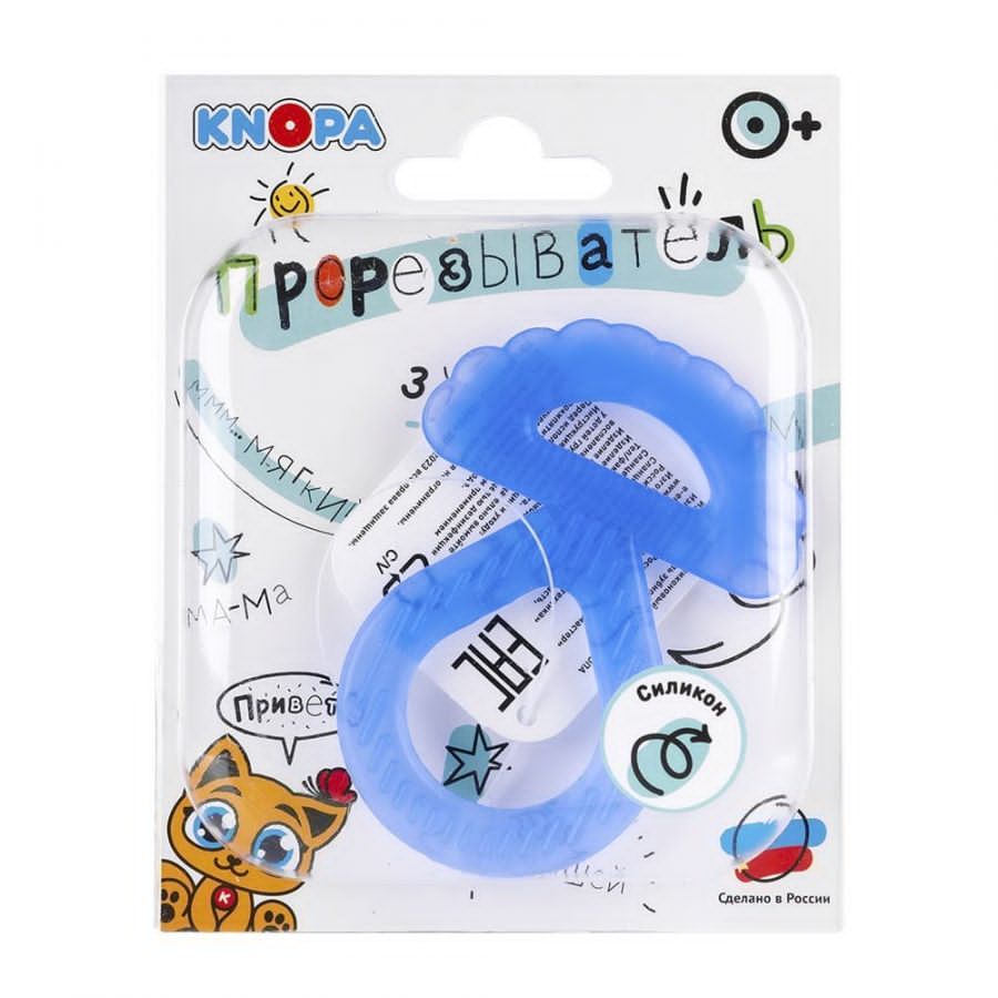 Массажер силиконовый для десен (прорезыватель зубной) "Грибочек" КНОПА