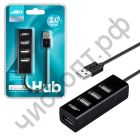USB HUB USB-хаб  JBH H-03 4 порта USB 1.1 черный
