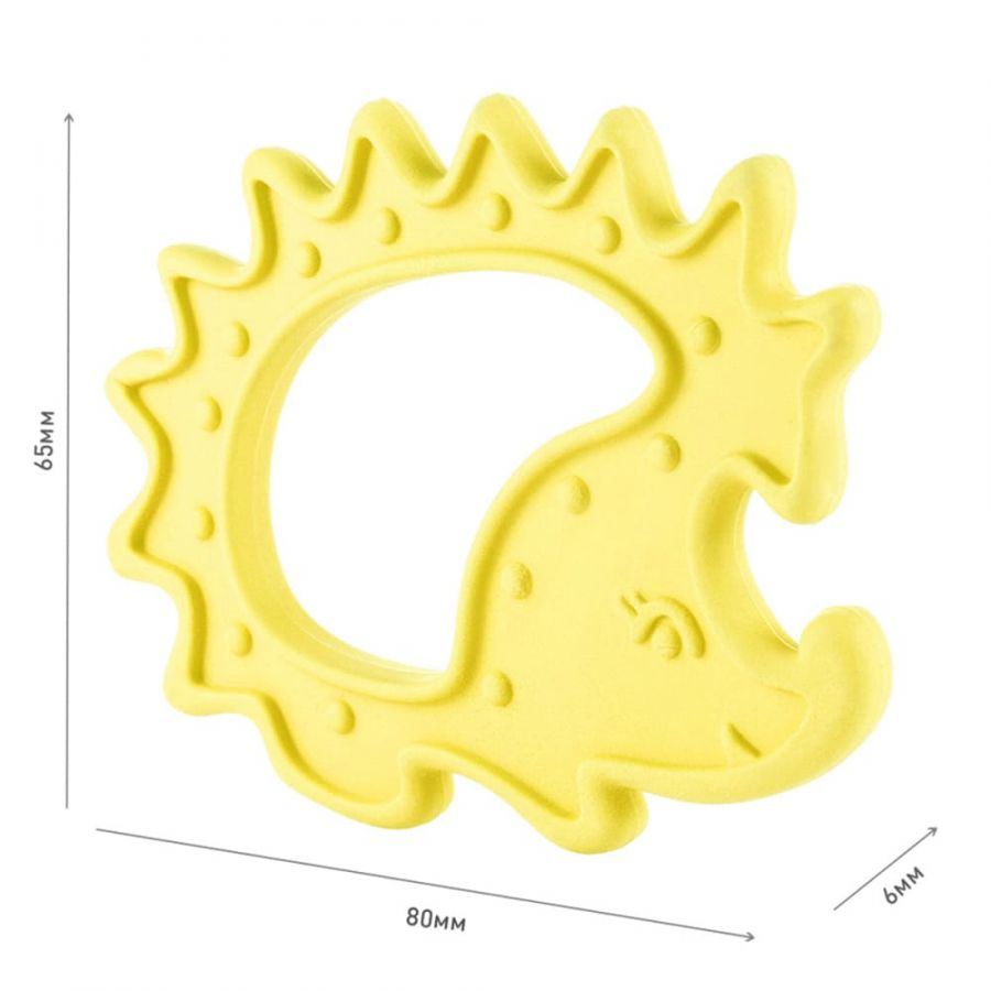 Массажёр для дёсен  (прорезыватель) «Ёжик»  КНОПА