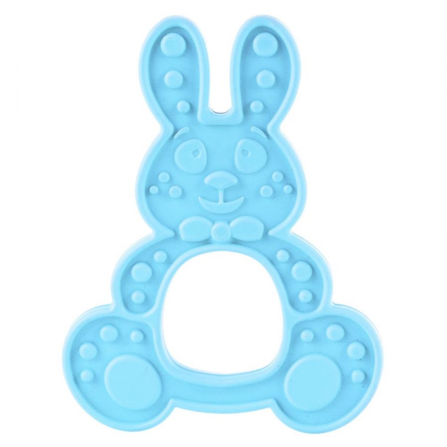 Массажёр для дёсен  (прорезыватель) «Зайка» КНОПА
