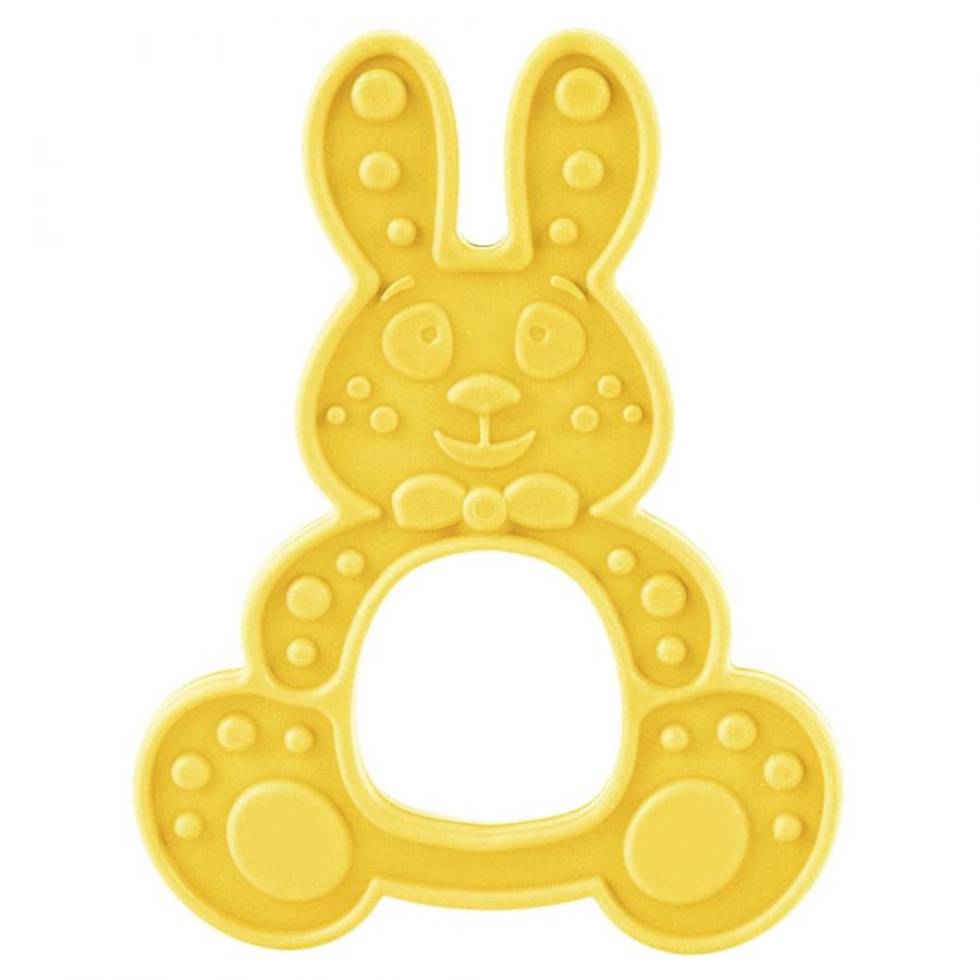 Массажёр для дёсен  (прорезыватель) «Зайка» КНОПА