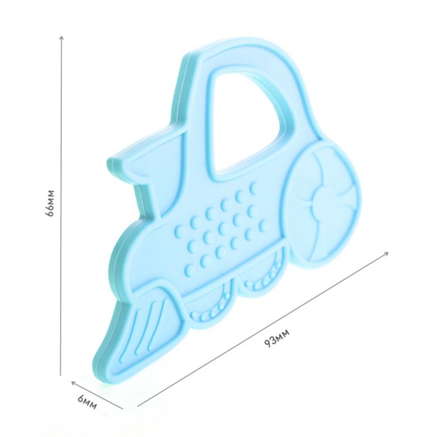 Массажёр для дёсен  (прорезыватель) «Паровозик»  КНОПА