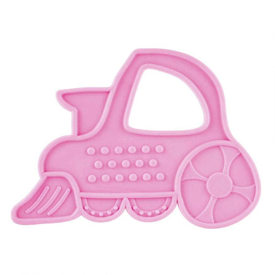 Массажёр для дёсен  (прорезыватель) «Паровозик»  КНОПА