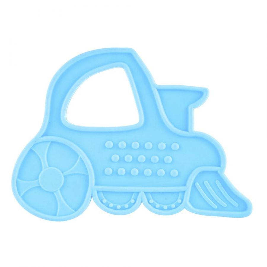 Массажёр для дёсен  (прорезыватель) «Паровозик»  КНОПА