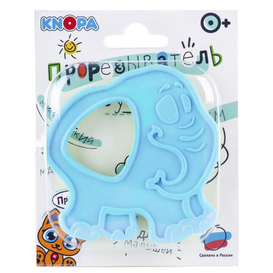 Массажер для десен (прорезыватель)  "Слоник" "Кнопа"