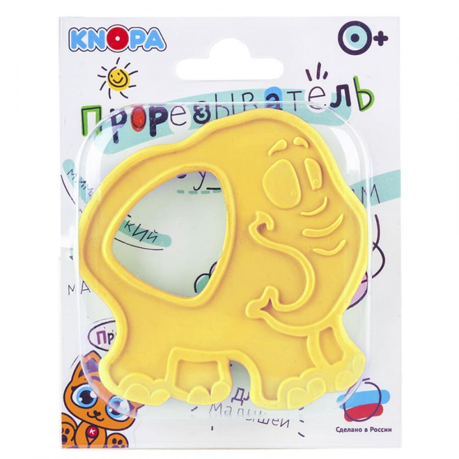 Массажер для десен (прорезыватель)  "Слоник" "Кнопа"