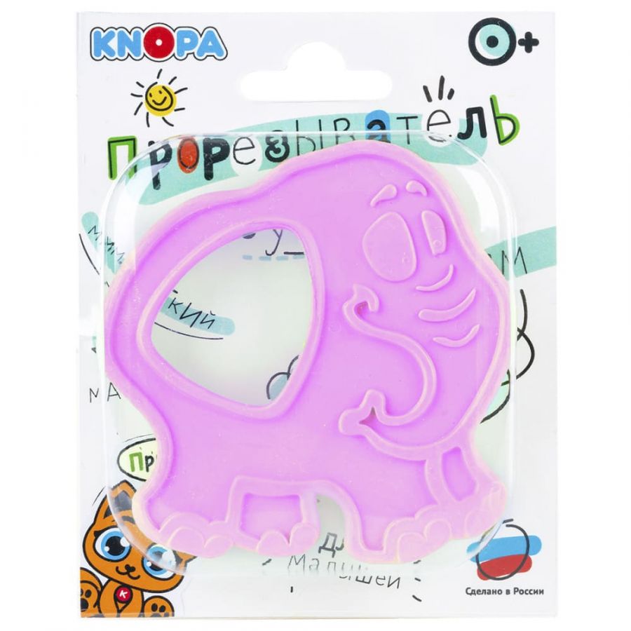 Массажер для десен (прорезыватель)  "Слоник" "Кнопа"