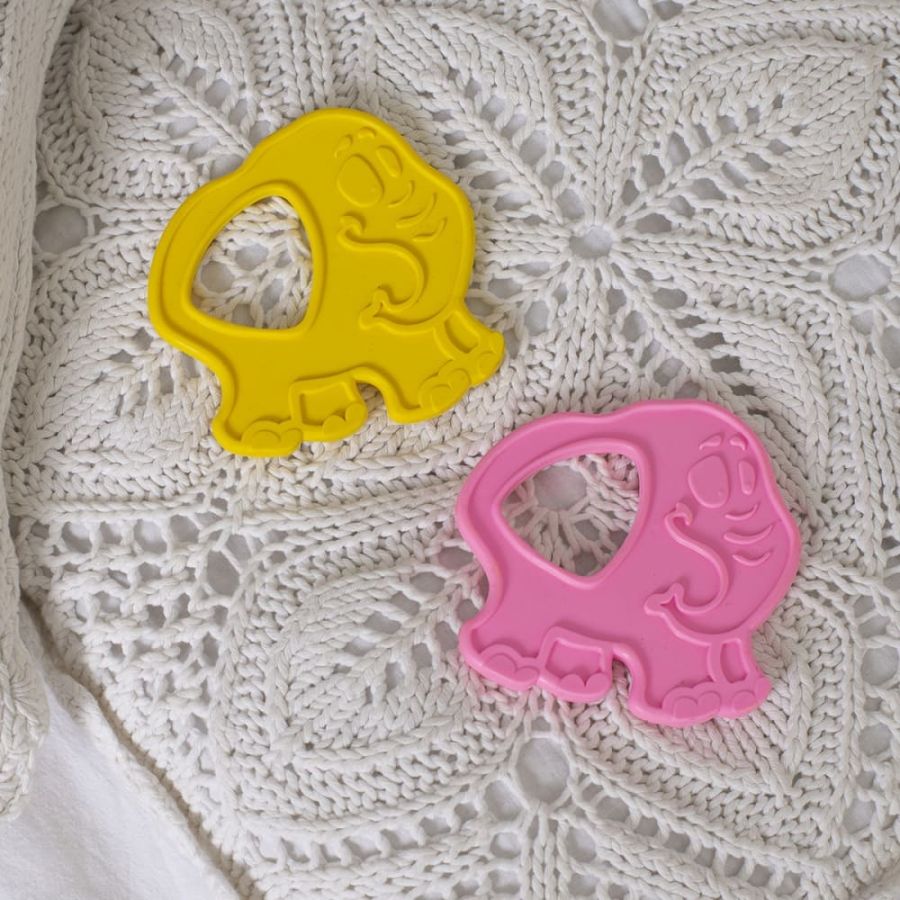 Массажер для десен (прорезыватель)  "Слоник" "Кнопа"