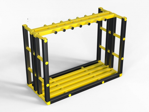 Стойка для инвентаря пластиковая в бассейн 1200х600х1000 мм