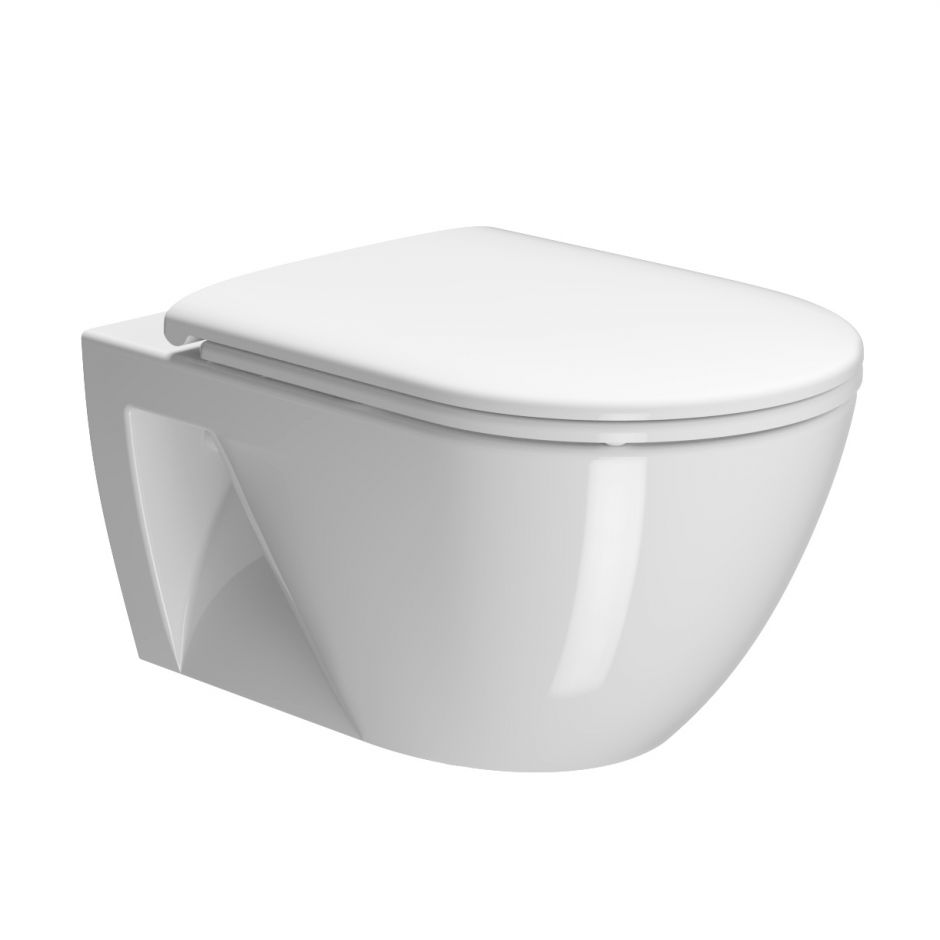 Подвесной унитаз безободковый GSI PURA ECO 8807 Swirlflush