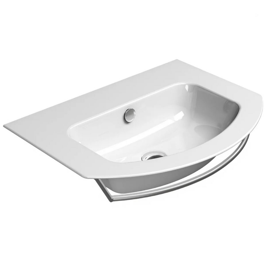 Изображение Раковина GSI Pura 8827 встраиваемая или подвесная 62х48