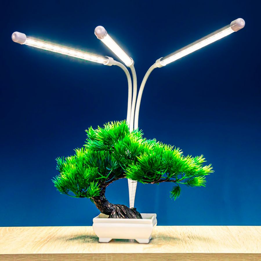 Фитолампа "Горыныч*3" на прищепке