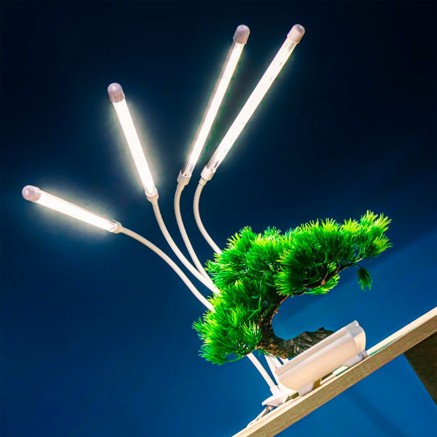 Фитолампа "Горыныч 4" на прищепке