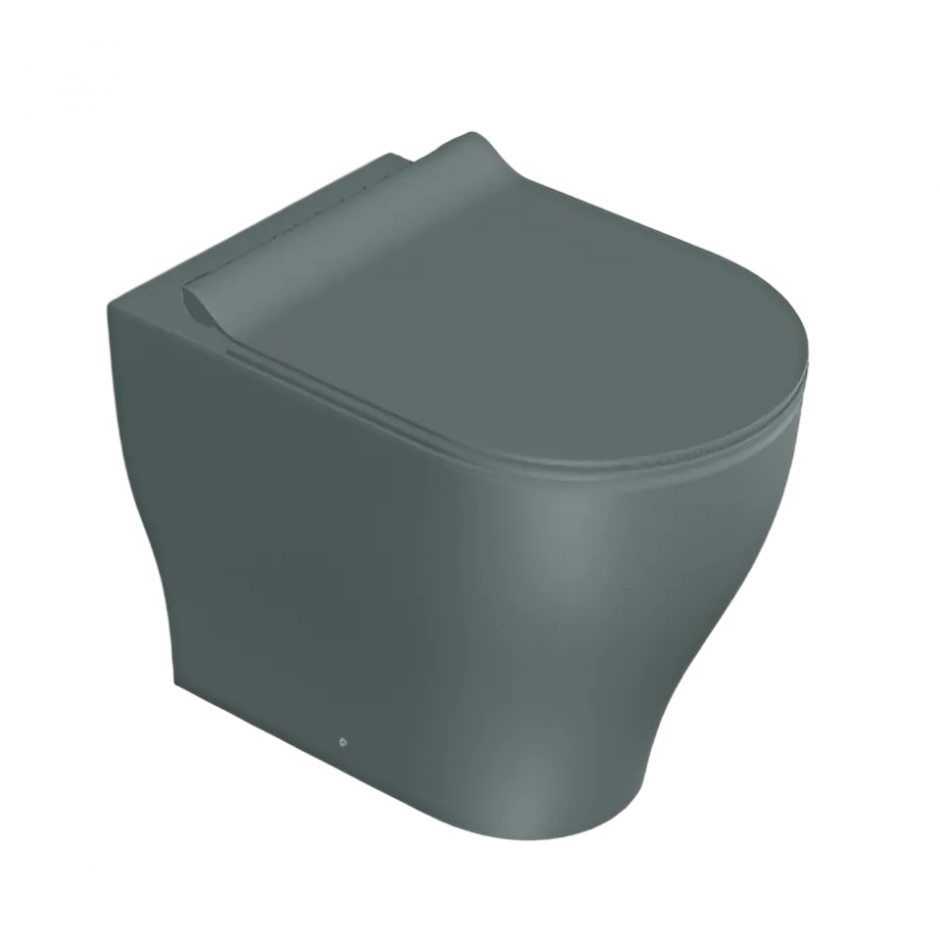 Изображение Пристенный безободковый унитаз GSI Pura 6410 53 x 36 серый