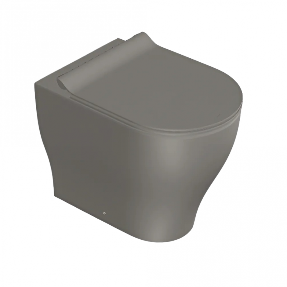 Изображение Коричневый пристенный безободковый унитаз GSI Pura 6410 53 x 36