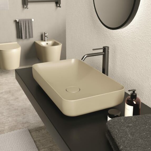 Изображение Раковина накладная Alice Form 60x35xВ12 без отверстия под смеситель 22410101