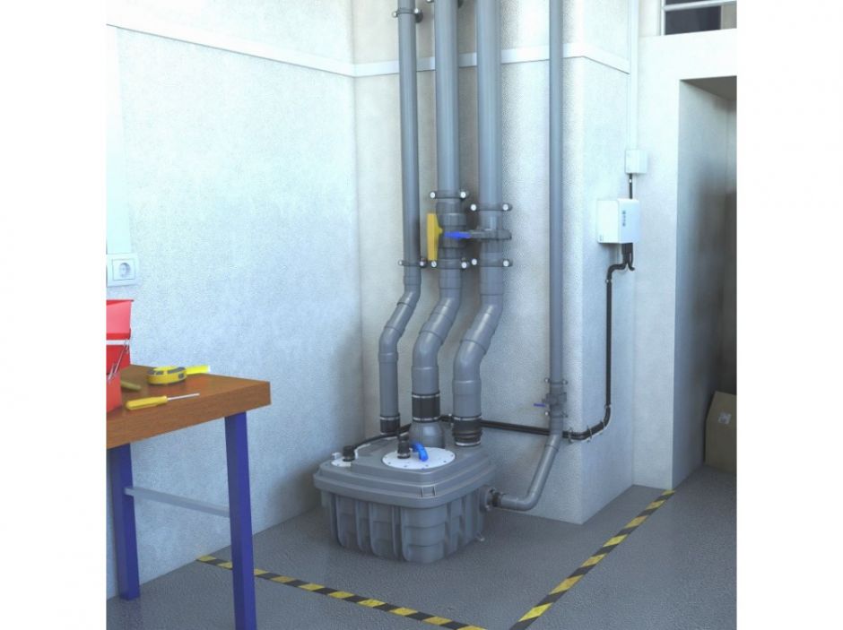 Насос канализационный SFA SANICUBIC 1 VX мощность - 2000 Вт, напор - 13 м ФОТО