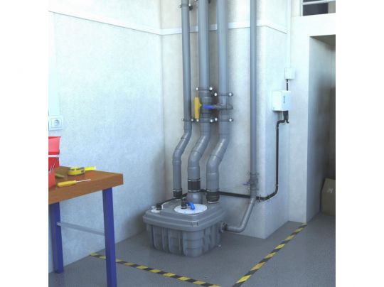 Насос канализационный SFA SANICUBIC 1 VX мощность - 2000 Вт, напор - 13 м схема 3