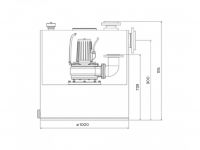 Насос канализационный SFA SANICUBIC 1 SC3.0T с пультом и сигнализацией мощность - 4000 Вт, напор - 10 м схема 5