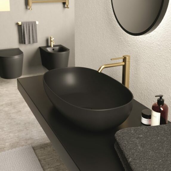 Изображение Раковина накладная Alice Form 60x35xВ15 без отверстия под смеситель 22440101