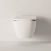 Подвесной безободковый унитаз Alice WUNDER с сиденьем и крышкой с микролифтом 45000101SET схема 1