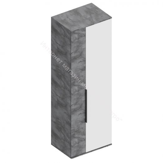 Тумба ТВ "Моника" 1600  Белый Лофт/Айрон Рок