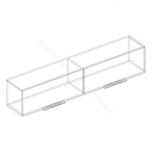 Тумба ТВ "Моника" 1600  Белый Лофт/Айрон Рок