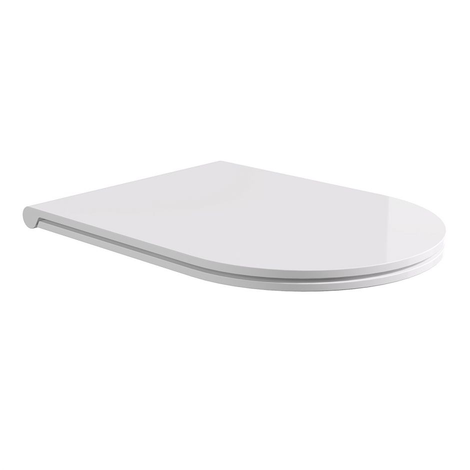 Изображение Сиденье для унитаза Alice Hide Round тонкое с крышкой и микролифтом MC3101S