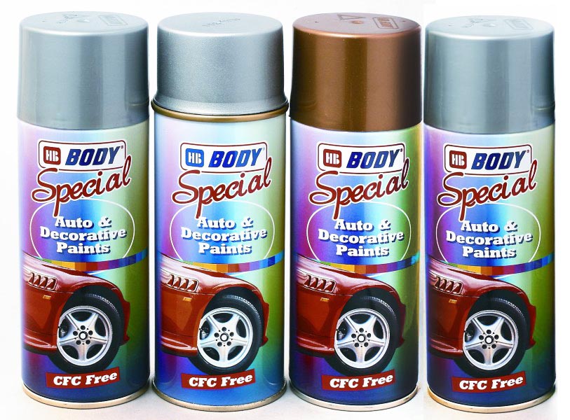 HB Body Спрей-краска SPECIAL Paints Nikel Effekt, объем 400мл.