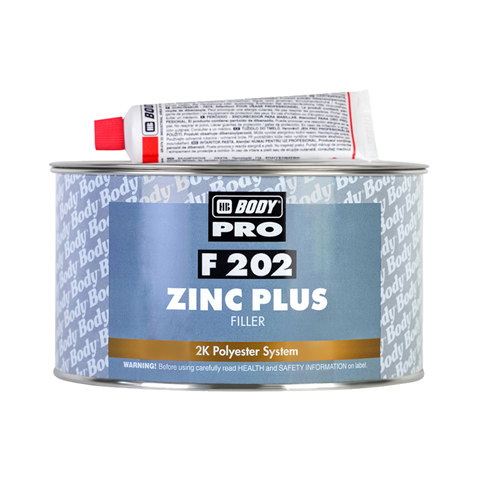 HB Body Шпатлевка PRO F202 ZINC PLUS, название цвета "Бежевый", объем 1,8кг.
