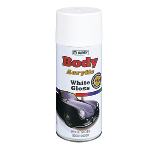 HB Body Спрей-краска White Semigloss матовая, объем 400мл.