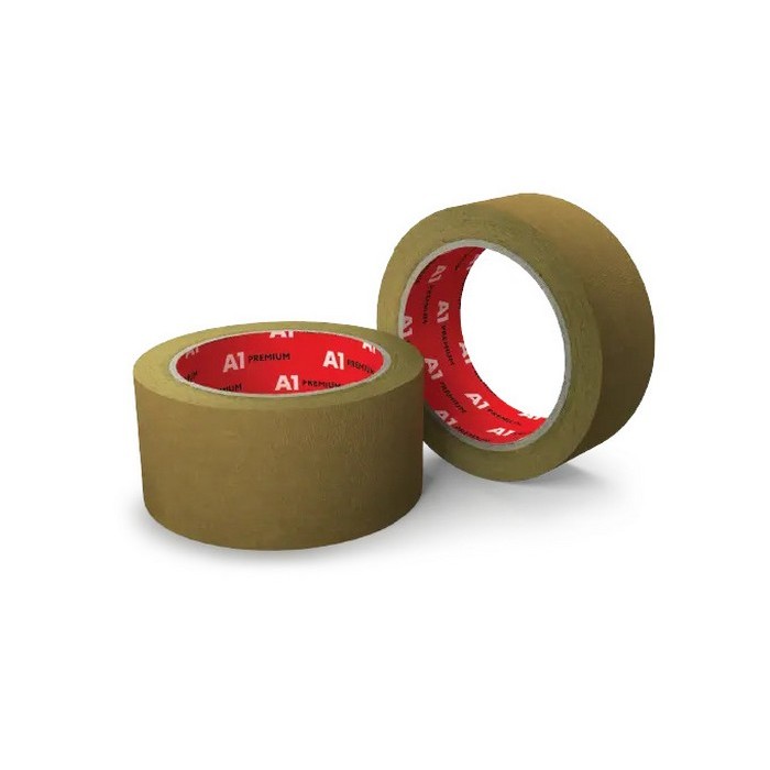 А1 MASKING TAPE BROWN Гидрофобная малярная лента, размер 24мм. х 40м.