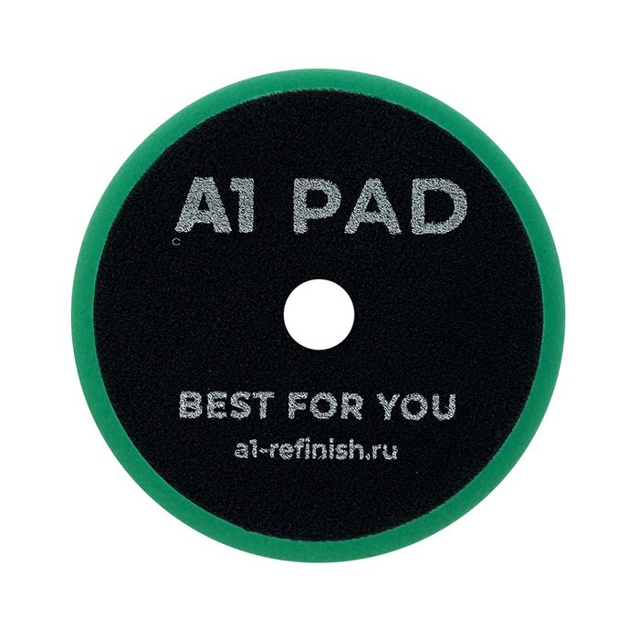 A1 Heavy Cut foam pad Green DA полировальный круг экстра твердый, зеленый, эксцентрик, 125мм.