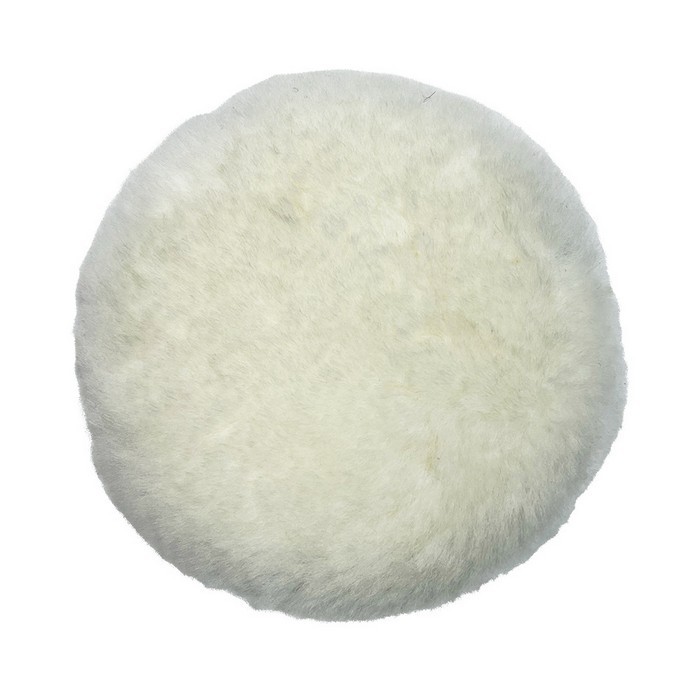 A1 Heavy-cut wool pad long wool полировальный круг, из овчины с длинным ворсом, ротор, 125мм.