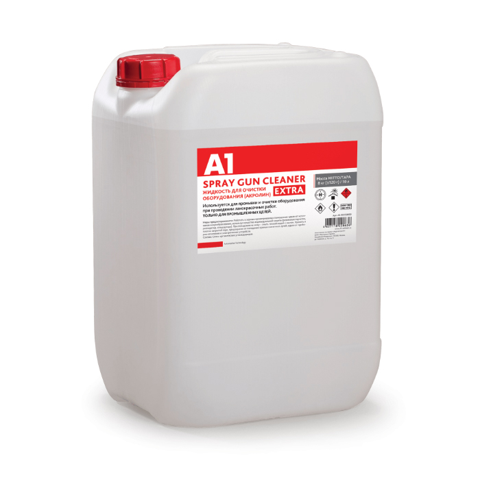 A1 SPRAY GUN CLEANER EXTRA (10л) Жидкость для очистки оборудования, объем 10л.