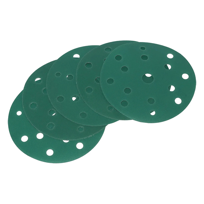 Ceramax Шлифовальный диск Green Film, 150мм., 15 отв., P1000, в упаковке 5шт.