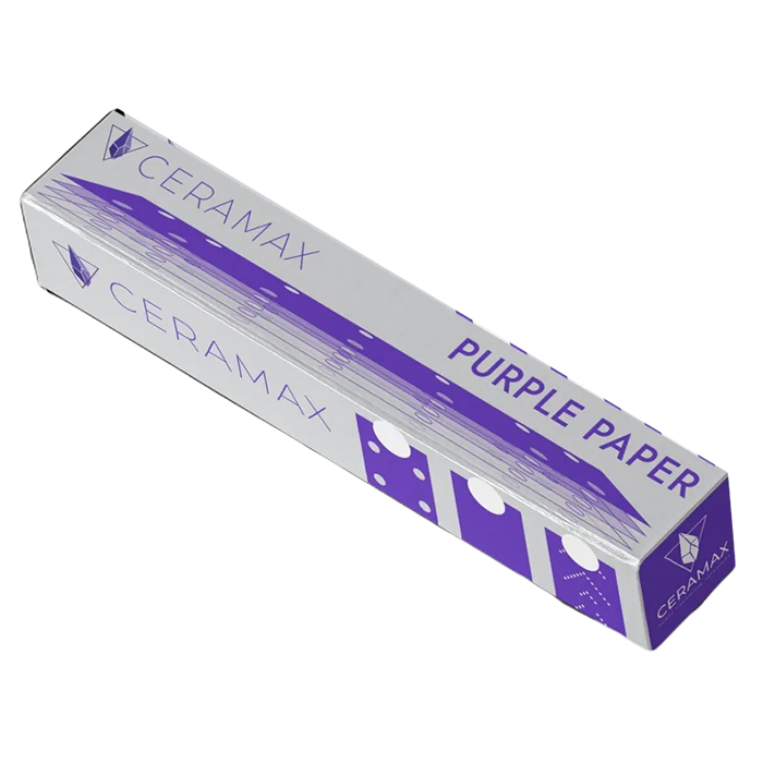 Ceramax Purple Paper Полоска абразивная на бумажной основе, 70x400мм., Р400, без отверстий, в упаковке 50шт.