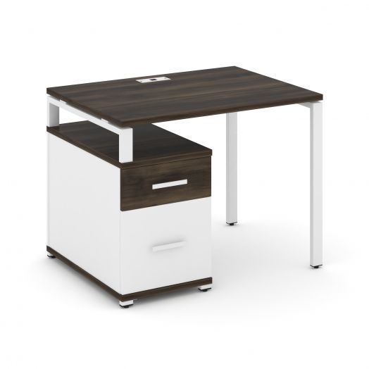 Concept Стол письменный с 1 опорной тумбой CN.SP-305   9801346х720х750