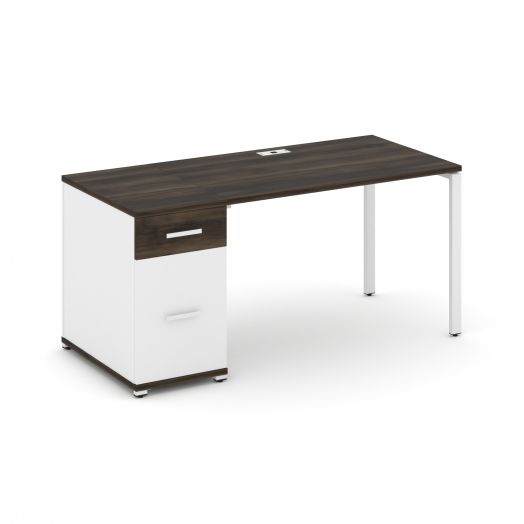 Concept Стол рабочий с 1 опорной тумбой CN.SP-406   1600х720х750