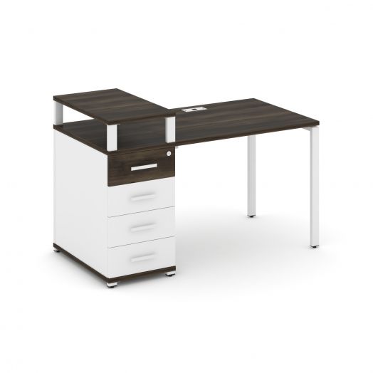 Concept Стол рабочий с 1 опорной тумбой CN.SP-409   1400х720х917