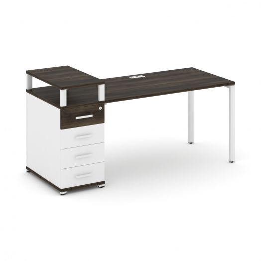 Concept Стол рабочий с 1 опорной тумбой CN.SP-411   1800х720х917