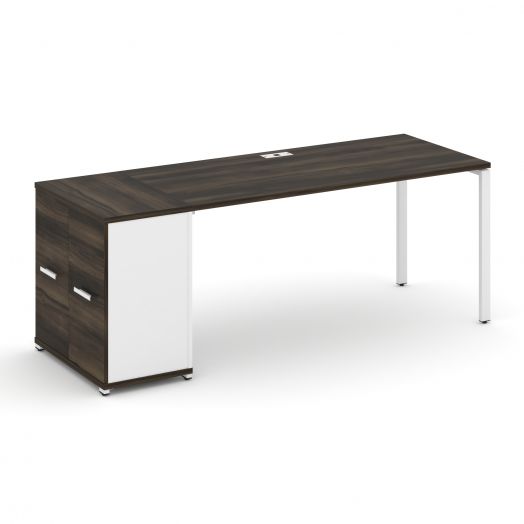 Concept Стол рабочий с опорным распаш. шкафом CN.SP-220   2000х720х750