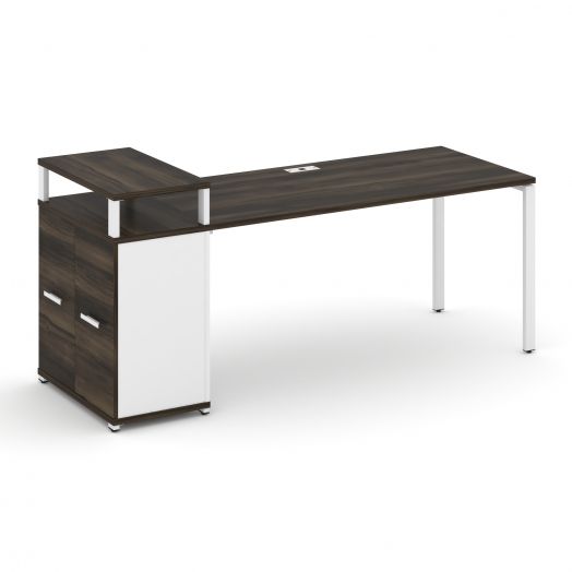Concept Стол рабочий с опорным распаш. шкафом с верх. горизонтом CN.SP-224   2000х720х917