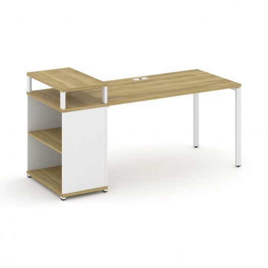 Concept Стол рабочий с опорным стеллажом с верх. горизонтом CN.SP-207  1800х720х917